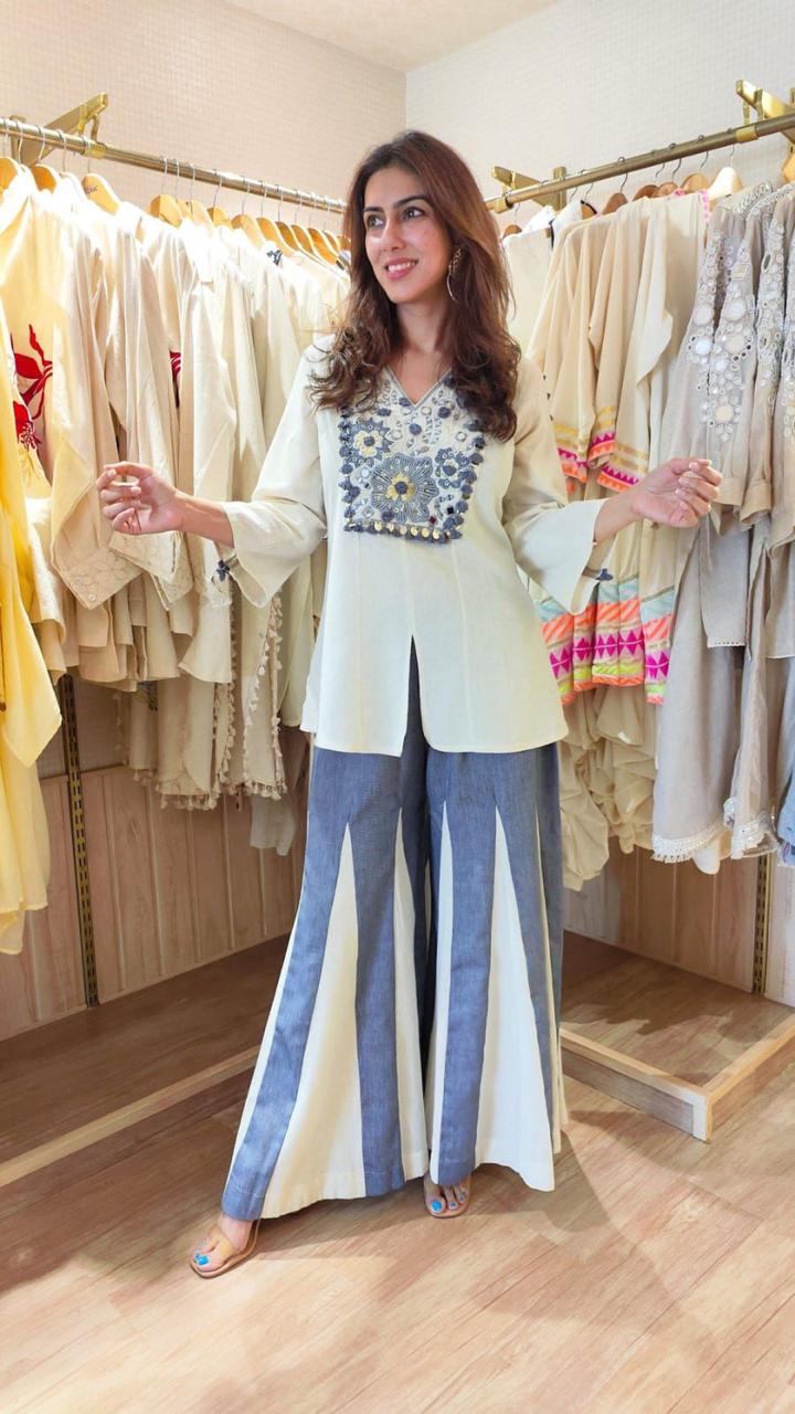 INDIGO BREEZE LUXE CO-ORD SET