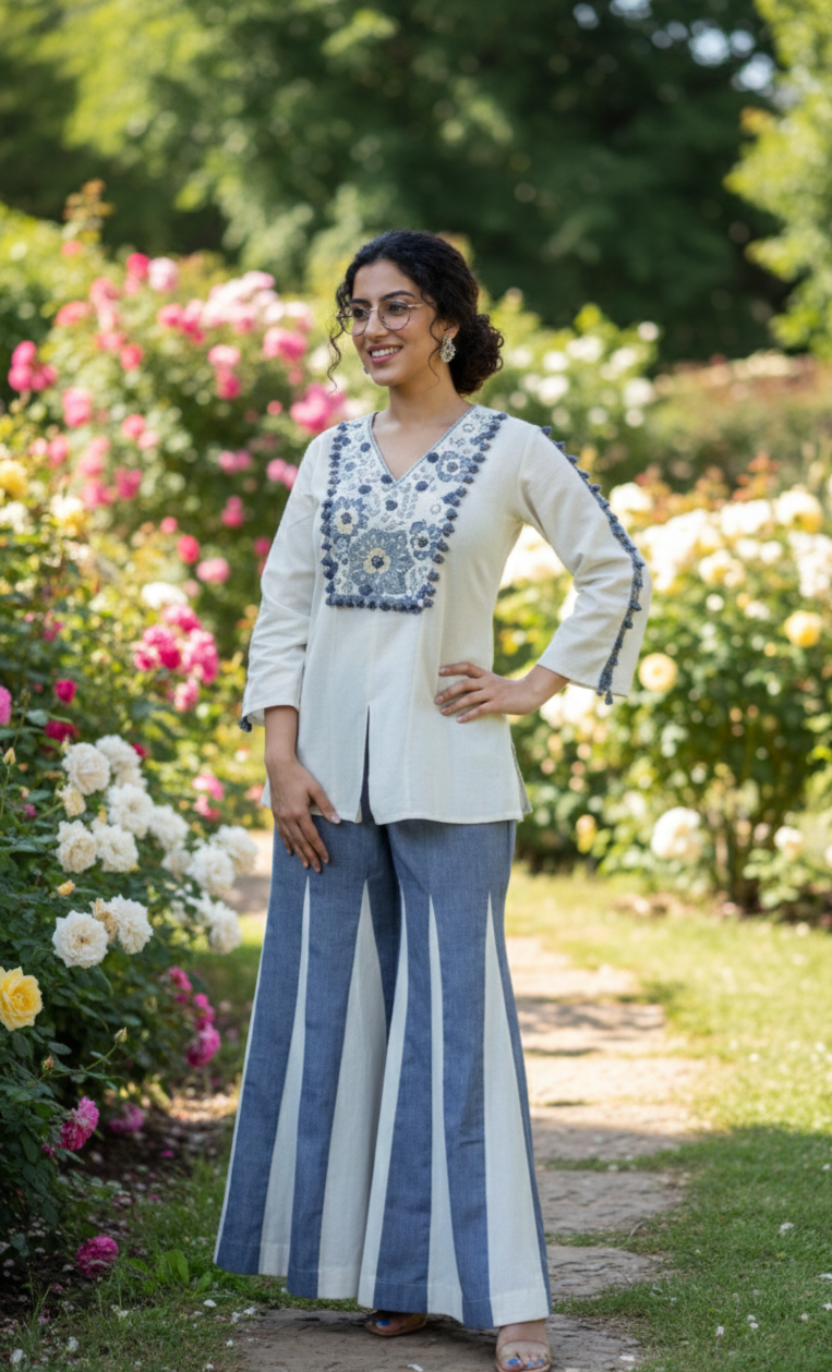 INDIGO BREEZE LUXE CO-ORD SET