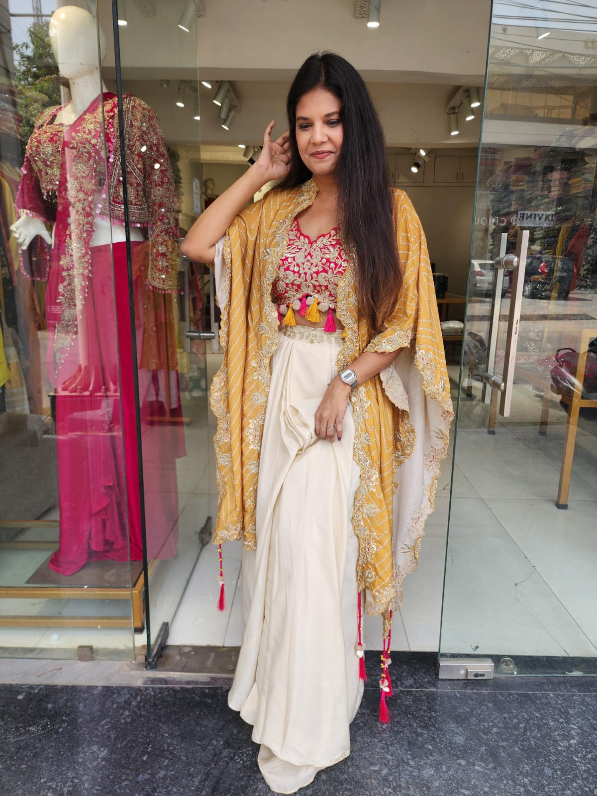 BANDHANI ROYALE 3- PIECE INDO-WESTERN SET