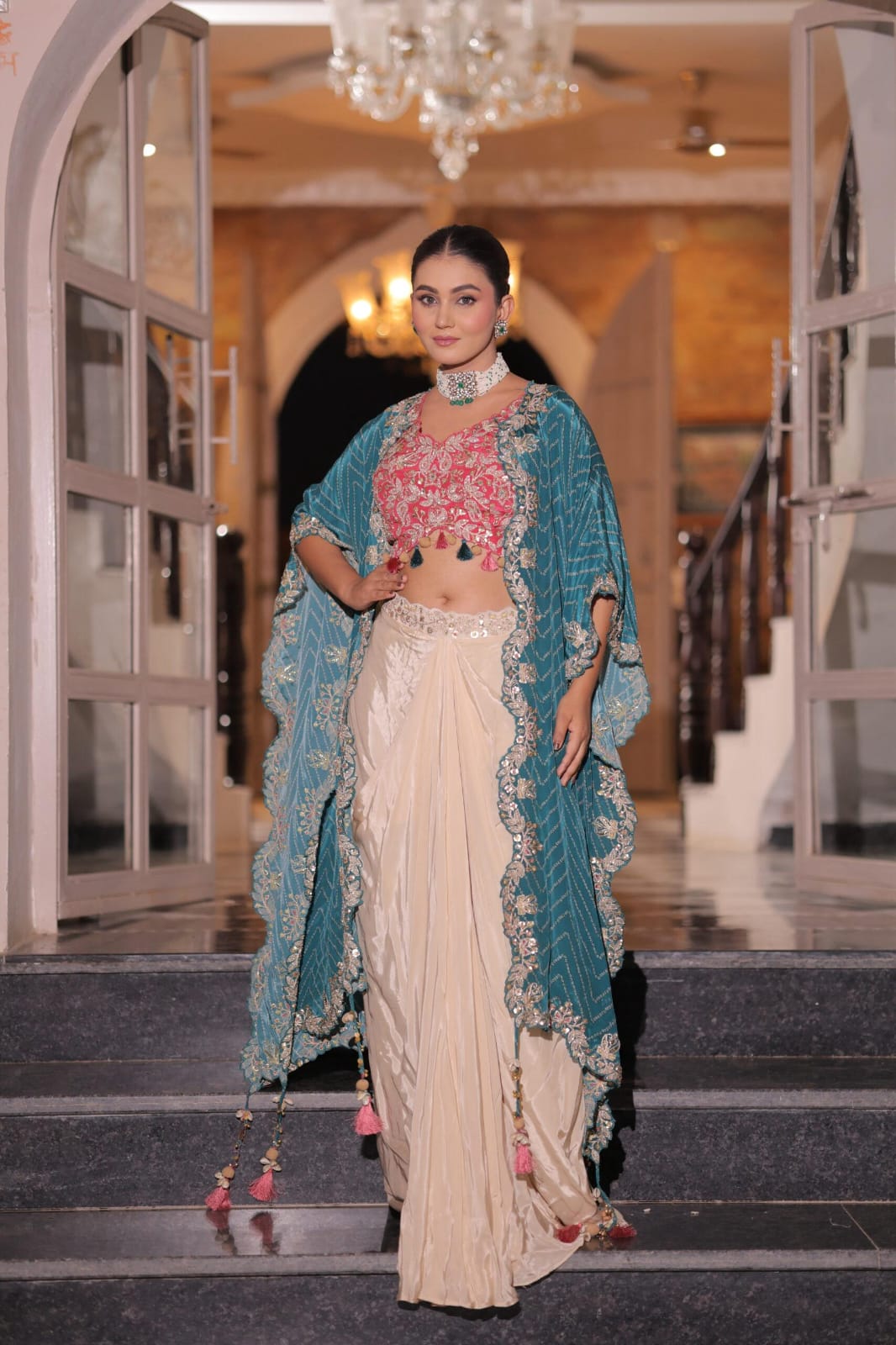 BANDHANI ROYALE 3- PIECE INDO-WESTERN SET