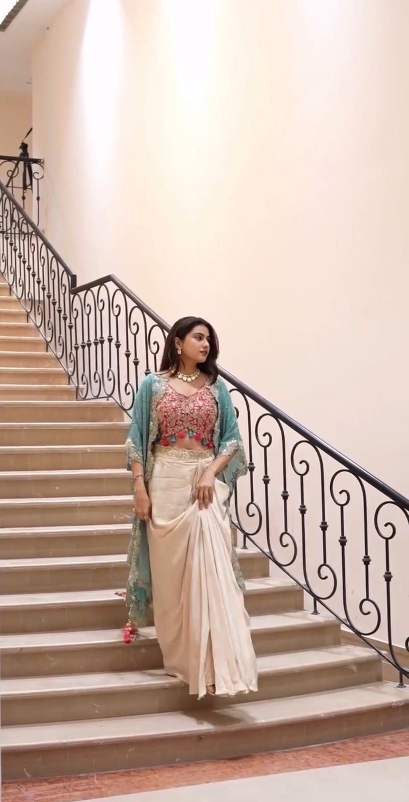 BANDHANI ROYALE 3- PIECE INDO-WESTERN SET