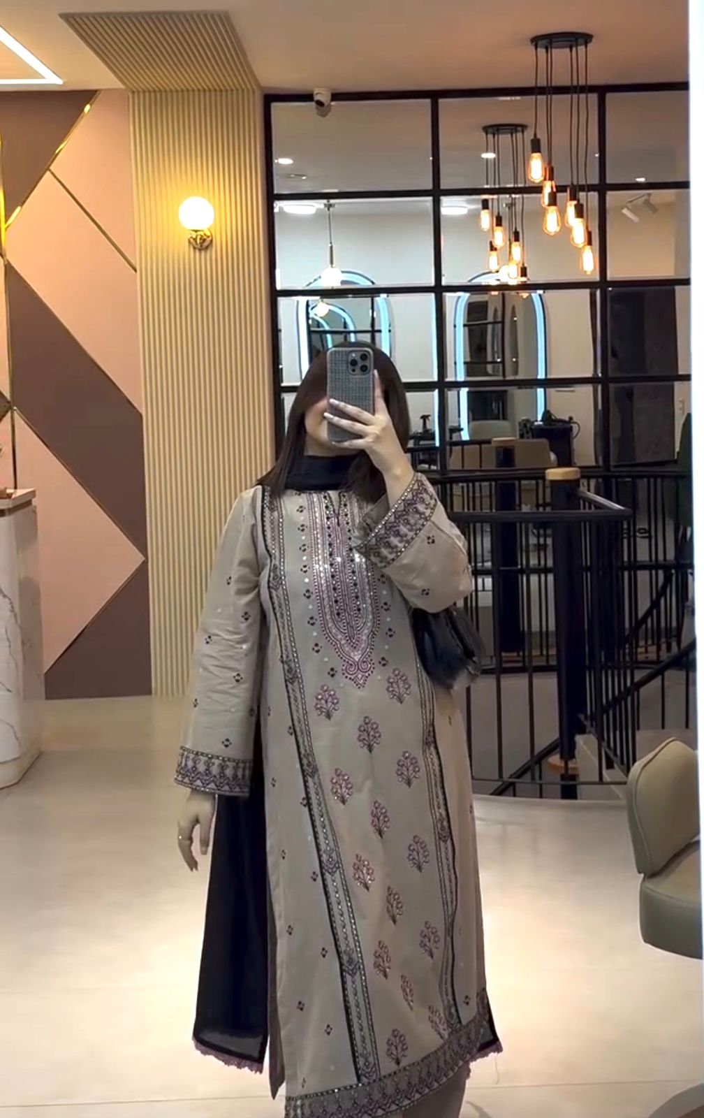 ETHEREAL BLOOM TOP & PALAZZO SET WITH LAZE DUPATTA