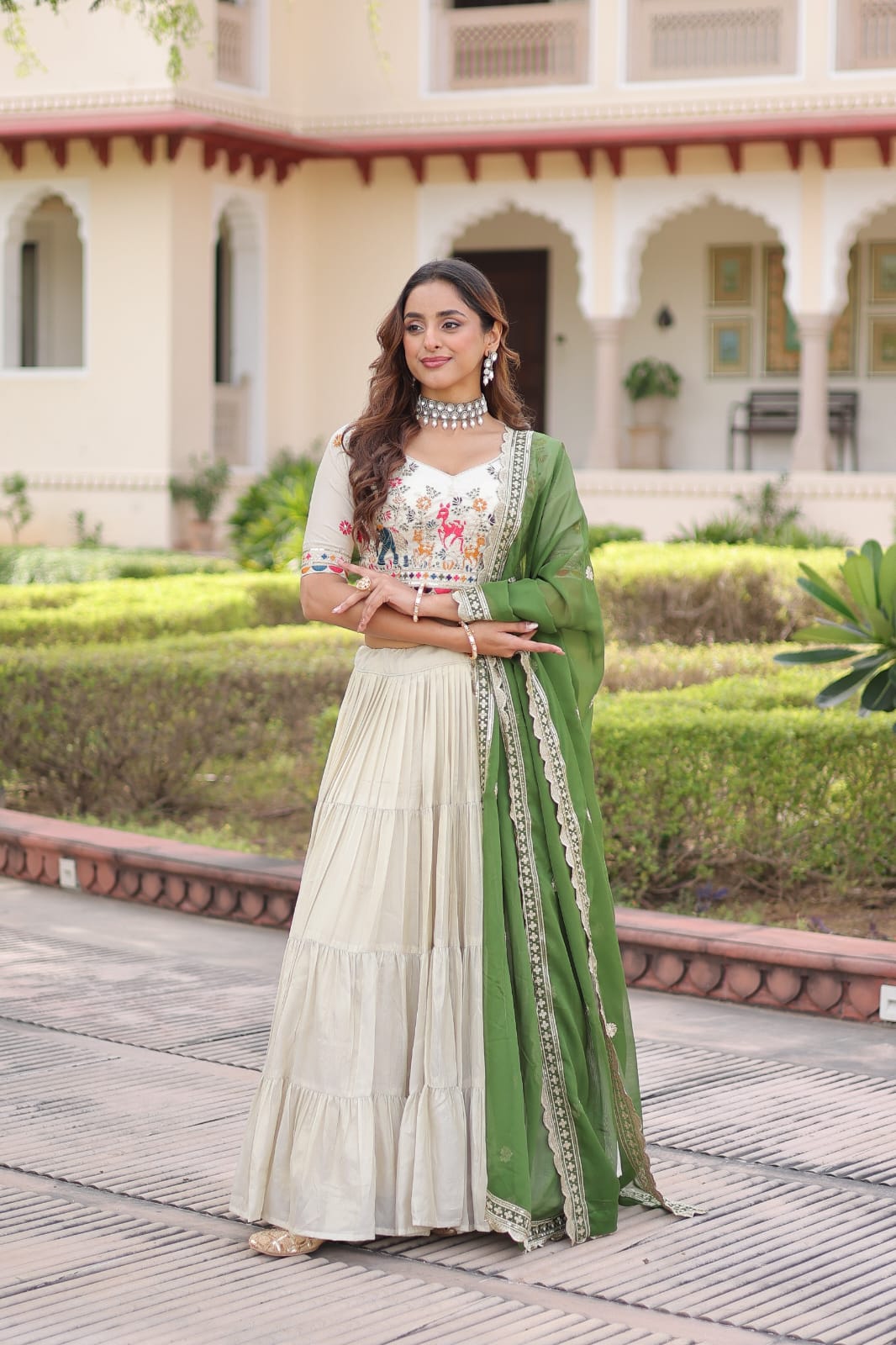 CELESTIAL SWIRL EXQUISITE LEHENGA WITH BLOUSE